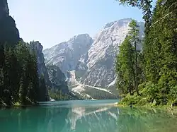 Pragser Wildsee, Ausgangspunkt des Dolomiten-Höhenwegs 1