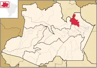 Lage von Presidente Figueiredo in Amazonas