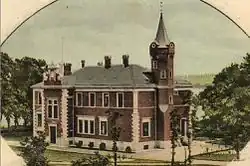 Jagdschloss Prillwitz am westlichen Ufer der Lieps