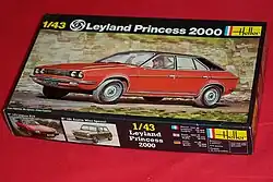 Verkaufskarton für den Bausatz eines Leyland Princess 2000 im Maßstab 1:43