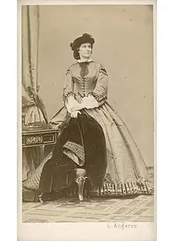 Gräfin Aloysia Fünfkirchen, um 1865