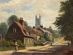 Prittlewell gemalt von Alfred Bennett Bamford (1919)