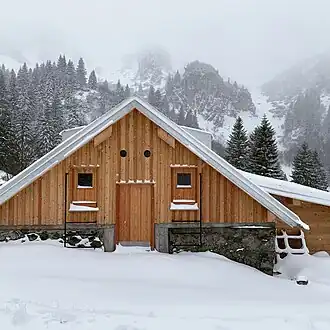Alpenvereinshütte auf der Probstalm