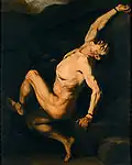 Prometheus mit dem Adler auf einem Gemälde von Jusepe de Ribera, um 1630/31. The Barbara Piasecka Johnson Collection, Monte-Carlo
