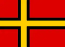 Vorschlag der CDU/CSU im Parlamentarischen Rat 1948 für die deutsche Flagge