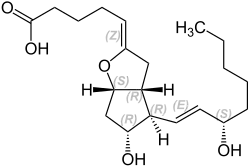 Struktur von Prostacyclin