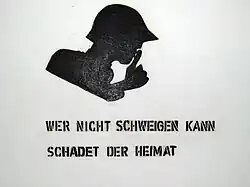 Präventiver Geheimschutz: Hinweis beim Ausgang der Schweizer Festung Reuenthal