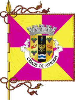 Flagge des Concelhos Almeirim