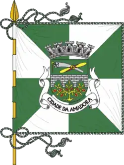 Flagge von Amadora