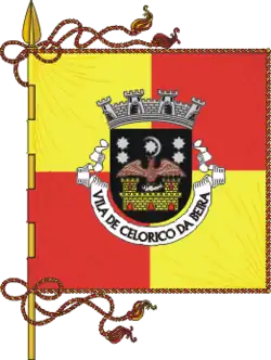 Flagge des Concelhos Celorico da Beira