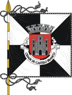 Flagge des Concelhos Castelo Branco
