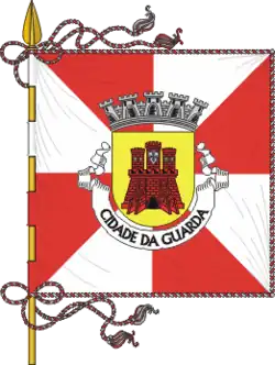 Flagge des Concelhos Guarda