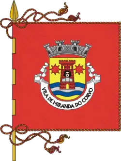 Flagge von Miranda do Corvo
