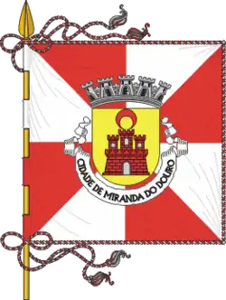 Flagge von Miranda do Douro