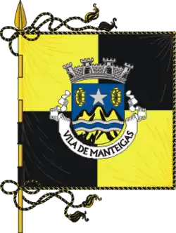 Flagge des Concelhos Manteigas