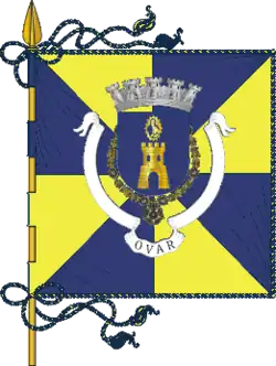 Flagge des Concelhos Ovar