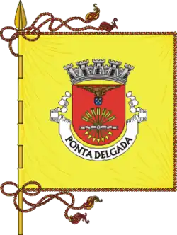 Flagge von Ponta Delgada