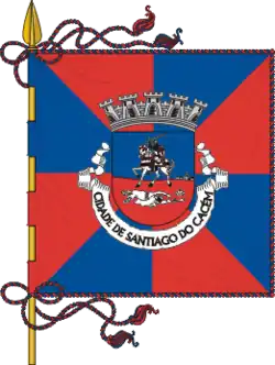 Flagge des Concelhos Santiago do Cacém