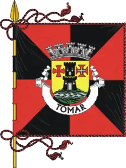 Flagge des Concelhos Tomar