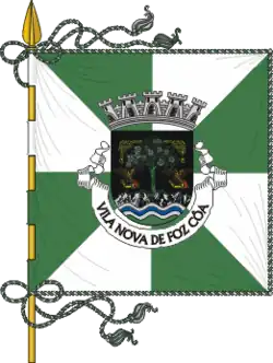 Flagge des Concelhos Vila Nova de Foz Côa