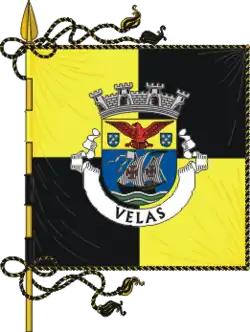 Flagge des Concelhos Velas