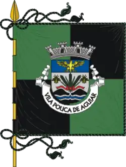Flagge des Concelhos Vila Pouca de Aguiar