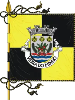 Flagge des Concelhos Vieira do Minho