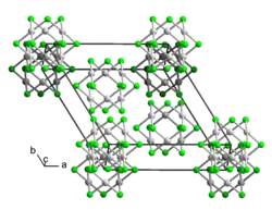 Kristallstruktur von Platin(II)-bromid
