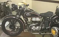 Puch N 500 mit Zweizylinder-Doppelkolbenmotor (Motorradmuseum Ibbenbüren)