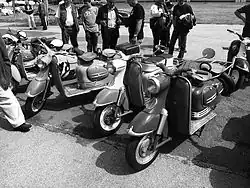 Einige Puch Roller SR 150 beim 60-Jahr-Jubiläum in Graz