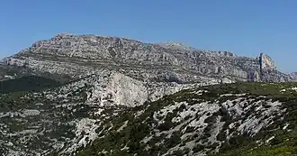 Mont Puget und la Grande Candelle (rechts)