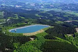 Hochspeichersee eines Pumpspeicherkraftwerks (Rönkhausen)