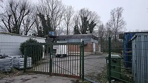 Pumpenwerk Kleekampstraße 78 auf der ehemaligen Quelle des Reinersbach