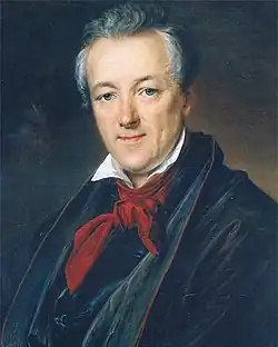 Porträt des Aquarellmalers P. F. Sokolow (1833)