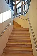 Eichentreppe des neuen Aussichtsturms