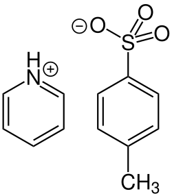 Strukturformel von Pyridinium-para-toluolsulfonat