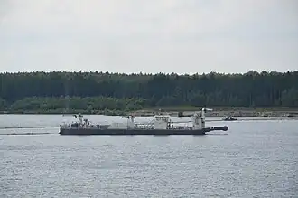 Tagebaubagger Sythen im Silbersee