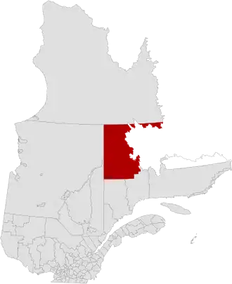 Lage der MRC Caniapiscau