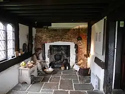 Die Küche im Erdgeschoss