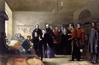 Queen Victoria's First Visit to her Wounded Soldiers by Jerry Barrett