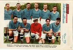 Råå IF auf dem Höhepunkt seiner Blütezeit 1951, Pokalsieger[1] und Vizemeister der Oberliga Allsvenskan.