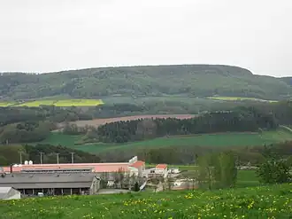Der Röhringsberg aus nordwestlicher Richtung gesehen