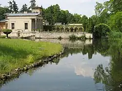 Römische Bäder (Südseite) und Maschinenteich