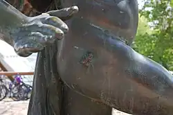 Bronzeabguss 2 (2010), Ausschnitt