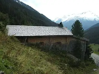 Rückseite alte Sonntagsalm