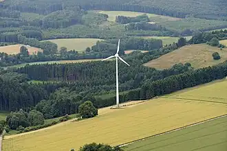 Blick in das Mittelmöhnetal zwischen Rüthen und Warstein-Belecke.