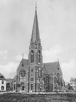 Kriegszerstörte Reformationskirche Essen-Rüttenscheid