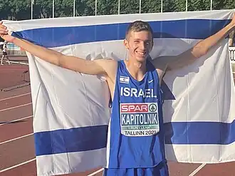 Yonathan Kapitolnik bei den U23-Europameisterschaften 2021 in Tallinn