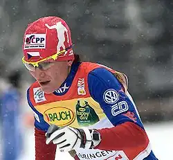 Kamila Rajdlová bei der Tour de Ski 2010