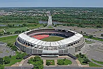 Blick auf das RFK Stadium (Mai 2022)